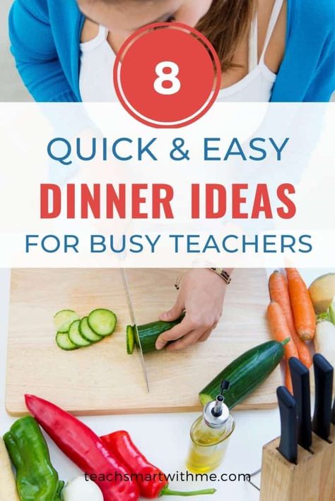 Are you a teacher and need some quick and easy dinner ideas for busy weeknights? Forget the takeaway! You can have delicious, healthy food, ready on the table for your family in no time at all! Read here for some meal ideas for time-poor teachers...or anyone who's really busy and discover the secret to making them super fast!! #dinnerideaseasy #quick #healthy #quickbusymom #family #quickbusymomfamiliesweeknight meals #weeknightmeals #instantpot #teacherlife #busyteacher #busynights Teacher Productivity, Delicious Healthy Food, Quick And Easy Dinner Ideas, Teacher Tired, Teaching Quotes, Quick And Easy Dinner, Quick Easy Dinner, Teacher Mom, Easy Dinner Ideas