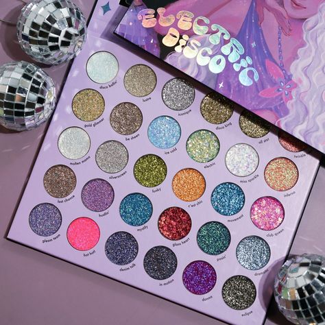 All Posts • Instagram Electric Disco, Glitter Palette, Indie Beauty Brands, Tinted Eyebrow Gel, Makeup Shopping, Disco Queen, Eye Glitter, Makeup Pallets, Glitter Eyeshadow Palette