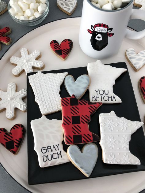 Minnesota Themed Party, Minnesota Cookies, Minnesota Life, Cookie Countess, Christmas Meal, Paul Bunyan, Cookies Ideas, Party 2023, Cookie Business