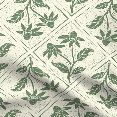 Remember Spoonflower's block print style challenge? Well, since my Wildflowers Seagrass Green block print pattern is selling quite well (I just sold a pair of curtains 😮, some samples and 4 yards of fabric), I have added 3 more colors to my Spoonflower store. Available in 3 different scales for fabric and wallpaper. Pattern ID: 16837218-block-print-wildflowers-tidal-blue 16837280-block-print-wildflowers-desert-sand 16837290-block-print-wildflowers-pastel-salmon #spoonflowermaker #surfacepat... Green Block Print, Block Print Wallpaper, Block Print Pattern, Instagram News, Wood Block Printing, Just Sold, Wallpaper Pattern, Desert Sand, Garnet Hill