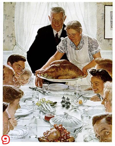 Love this Rockwell illustration? Let us know by liking or repinning it. ("Freedom From Want," March 6,1943) Norman Rockwell Thanksgiving, Freedom From Want, Saturday Evening Post Covers, Rockwell Paintings, Heirloom Recipes, Saturday Evening Post, Thanksgiving Theme, Thanksgiving Family, People Of Interest