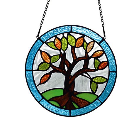 Mosaic Tree Of Life Pattern, Simple Stained Glass Patterns Free Printable Templates, Tree Of Life Stained Glass, Hanging Suncatchers, Handmade Gift For Mom, Stained Glass Window Hangings, Stained Glass Patterns Free, Glass Theme, New Houses