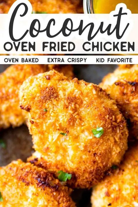 Buttermilk Oven Fried Chicken, Baked Caprese, Baked Caprese Chicken, Baked Breaded Chicken, Oven Fried Chicken Recipes, Crispy Oven Fried Chicken, Chicken For Dinner, Oven Fried, Oven Fried Chicken