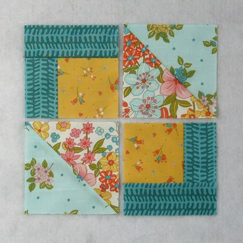 Easy Picket Fence Quilt Block Tutorial – fabric-406 Quilt Blocks Easy, Fun Quilt, Beginner Quilt, Quilting Designs Patterns, Quick Quilt, Scrappy Quilt Patterns, Quilt Block Patterns Free, Quilt Square Patterns, Quilt Sewing Patterns