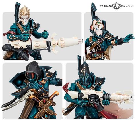 Dark Reaper, Eldar 40k, Warhammer Eldar, Painting Figurines, Warhammer Painting, 40k Armies, Anime Egyptian, Warhammer 40k Figures, Dark Eldar