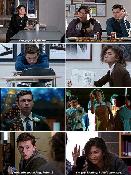 #Spiderman: Homecoming #Peter Parker x Michelle MJ Jones Peter Parker X Michelle Jones, Mj Homecoming, Peter Parker X Mj, Peter X Mj, Mj And Peter Parker, Peter Parker And Mj, Mj Jones, Homecoming Peter Parker, Peter And Mj