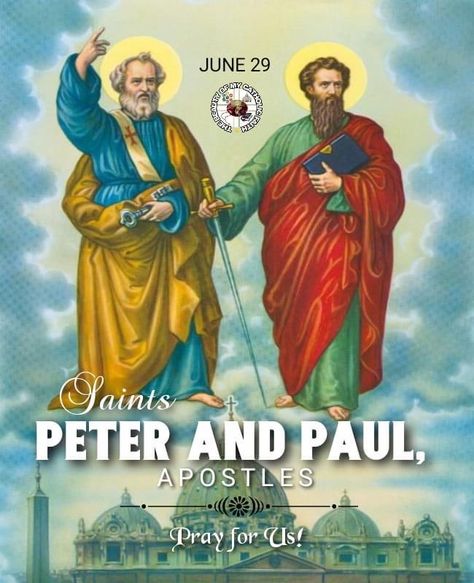 Happy Feast Day Saints Peter & Paul! Saints Peter & Paul, pray for us. June 29 | Saints of the Day SAINTS PETER & PAUL, Apostles “You did not choose me, but I chose you and appointed you that you should go and bear fruit and that your fruit should abide;” (Jn 15:16). [1] Today is the solemnity of Sts. Peter and Paul, Apostles. These two very different men were united in their faith in Christ, their service to the Church, and in their near contemporaneous martyrdoms in Rome. However, Peter, th Padre Pio Novena, Birthday Wishes For A Friend Messages, I Chose You, Happy Feast Day, Happy Feast, Prayers Of Gratitude, Catholic Wallpaper, St Peter And Paul, Beautiful Morning Quotes