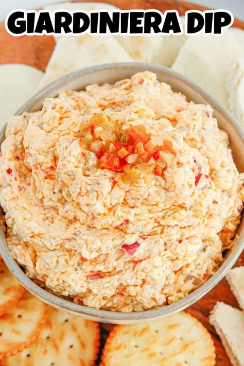 Giardiniera Dip, Cold Dip Recipes, Cold Dips, Thanksgiving Appetizer, Delicious Dips Recipes, Dip Recipes Easy, Party Dips, Snack Dip, Recipes Appetizers