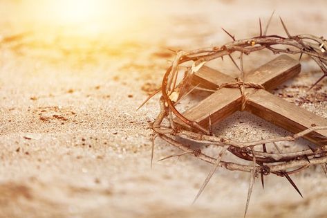 Old wooden crown of thorns on the ground... | Premium Photo #Freepik #photo #easter-cross #cross-background #holy-week #crucifixion Holy Week Events, Wooden Crown, Christian Background Images, Cross Background, Jesus Crown, Jesus Background, Worship Backgrounds, Dove Pictures, Jesus Is Risen