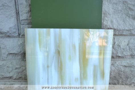 testing the idea of diying a back painted glass backsplash - 12 Paint Plexiglass Diy, Backsplash Master Bath, Cascade House, Classy Farmhouse, Master Bath Ideas, Pearl Backsplash, Penny Backsplash, Backsplash Diy, Creative Backsplash