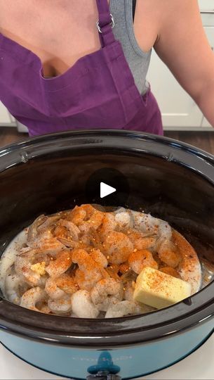 Frozen Shrimp Crockpot Recipes, Shrimp In Crockpot, Crockpot Shrimp Scampi, Shrimp Lemon Butter, Shrimp Crockpot Recipes, Crockpot Shrimp Recipes, Shrimp Crockpot, Crock Pot Shrimp, Frozen Shrimp Recipes