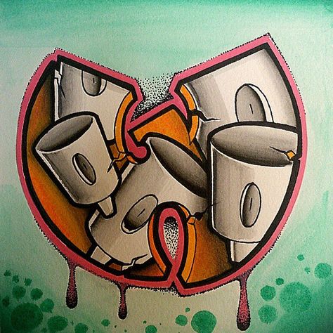 Wu Tang Graffiti, Wu Tang Tattoo, Hiphop Graffiti, Silver Surfer Comic, Music Graffiti, Love Graffiti, Hip Hop Artwork, Graffiti Tattoo, Graffiti Lettering Fonts