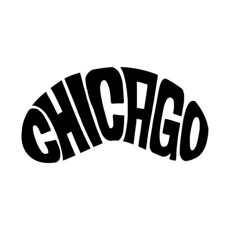 Chicago Clipart, Chicago Svg, Chicago Bean, Chicago Christmas, Scrapbook Journaling, Black Chicago, Text Poster, Chicago Design, Christmas Text