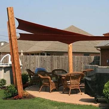 Shade Sails with Marine Grade Sunbrella Deck Shade, Sail Shade, Pool Shade, Backyard Shade, Shade Sails, Sun Sail Shade, Patio Shade, Backyard Pergola, Shade Canopy