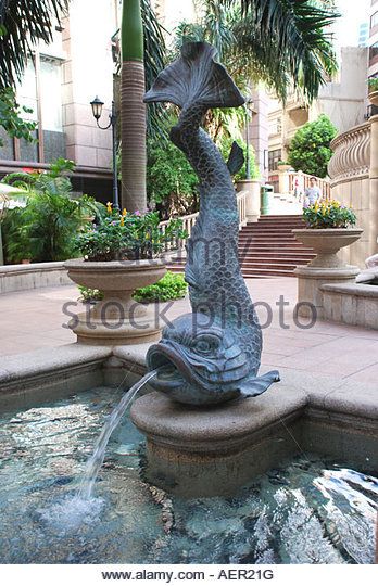 Fish Fountain Stock Photos & Fish Fountain Stock Images - Alamy Public Courtyard, Fish Fountain, Fish Statue, Statue Fountain, Fish Garden, Florida Pool, Aluminum Foil Art, Cement Design, Outdoor Water Features