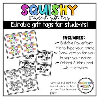 Squishy Student Gift Tag #thriftyfrugalmom #teachergift #teacherappreciation #cheapgifts #teacher #create #students #gifts. Go for more info 👉https://whispers-in-the-wind.com/top-10-graduation-gift-ideas/?teacher514 First Day Gifts For Students, Meet The Teacher Gifts For Students, Open House Gifts For Students, Open House Kindergarten, Open House Gifts, Teacher Open House, Student Birthday Gifts, Student Gift Tags, Teacher Treats