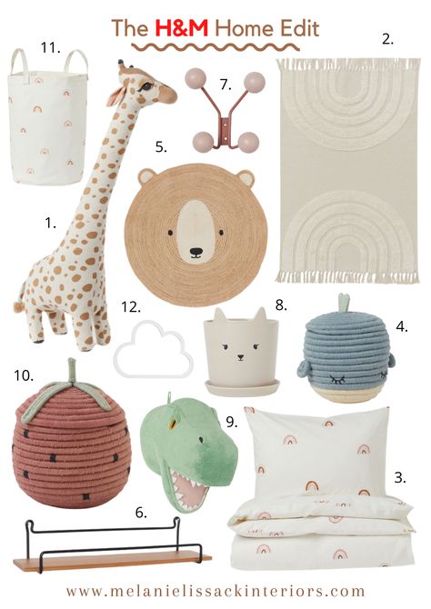 H&m Nursery, H&m Kids Room, Hm Kids Room, Bedroom Decor Design Ideas, Scandi Kids Room, Neutral Kids Bedroom, Kids Bedroom Accessories, Bedroom Decor Kids, Neutral Kids Room