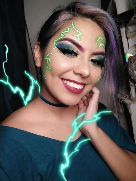 Deku Inspired Makeup, Deku Makeup, Mha Makeup, Hero Makeup, Latina Makeup, Cool Makeup Looks, Dope Makeup, Cosplay Ideas, My Hero