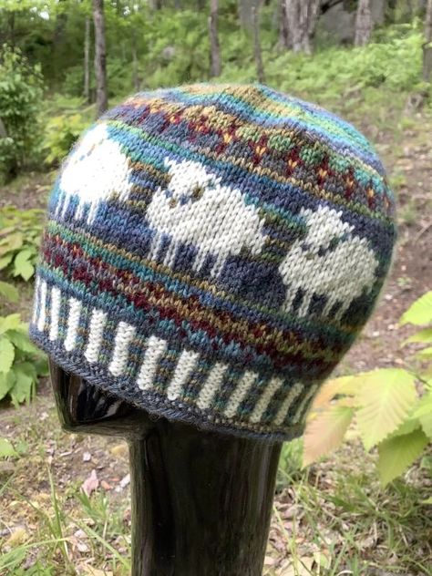 Stranded Knits | Finally worked up my sheep hats in sport weight yarn | Facebook Sport Weight Yarn, Sheep, Hand Dyeing, Knitting Patterns, Dye, Yarn, Hats, Knitting, Pattern