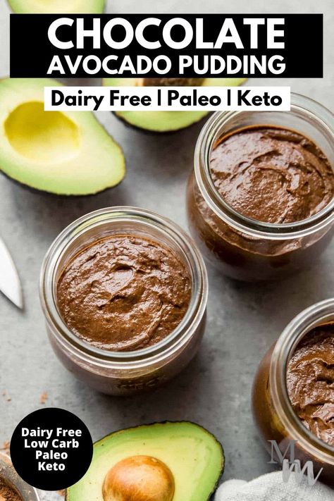 Crystal Recipes, Keto Chocolate Pudding, Primal Diet Recipes, Chocolate Avocado Pudding, Keto Pudding, Primal Living, Healthy Chocolate Recipes, Best Paleo Recipes, Avocado Chocolate Pudding