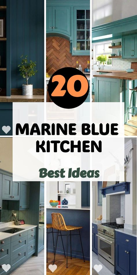 Dive into 20 stunning marine blue kitchen ideas that blend style and functionality. Perfect for those seeking a refreshing change, these designs feature Howdens chelford cabinets and shaker influences for a classic yet modern look. Add a splash of copper decor or an island in hockley super matt to elevate your space. From dove grey tiles to aqua accents, these inspirations will help you create a marine blue kitchen that`s both inviting and ultra-chic. Transform your home with these creative and White Craftsman Kitchen, White Craftsman, Blue Kitchen Tiles, Blue Kitchen Designs, Blue Kitchen Decor, Classic Window, Blue Kitchen Cabinets, Craftsman Kitchen, Copper Decor