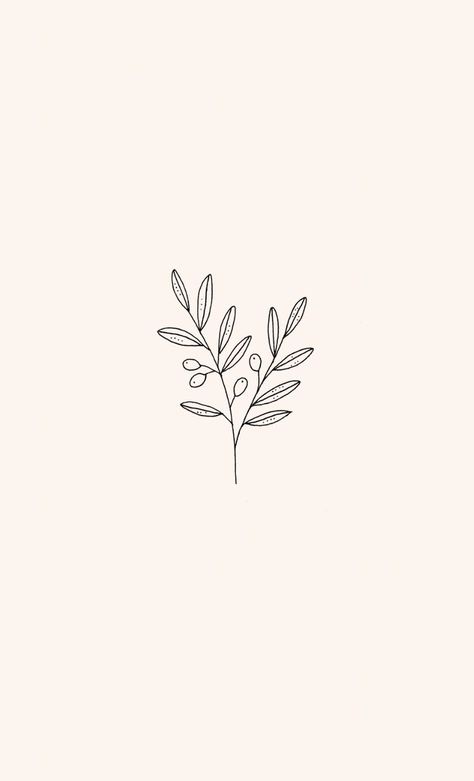 Olive spring drawing botanical illustration by Ryn Frank www.rynfrank.co.uk Olive Flower Drawing, Olive Branch Wallpaper Iphone, Olive Branch Art Simple, Olive Branch Doodle, Olive Tattoo Small Simple, Olive Tree Simple Drawing, Olive Tree Line Art, Biblical Plant Tattoos, Olive Plant Illustration