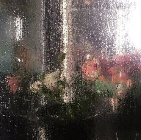 Rainy Window, Nothing But Flowers, Spring Rain, Flower Therapy, Sweet Nothings, Film Aesthetic, Rainy Days, Aesthetic Photography, Pretty Flowers