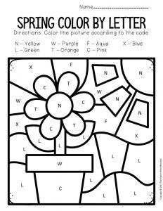 Color by Capital Letter Spring Preschool Worksheets Flower Spring Color By Number Preschool, May Flowers Coloring Pages, Spring Math Worksheets Kindergarten, Color By Number Printable Free Spring, Spring Math Worksheets Preschool, Color By Numbers Preschool, Spring Color By Number Free, Preschool Color By Number Free, Spring Color Sheets