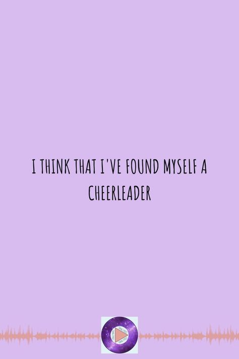 Cheerleader Song Lyrics Instagram Captions, Music Songs, Pop Music, Cheerleading, Song Lyrics, Songs, Music, Quick Saves, Instagram