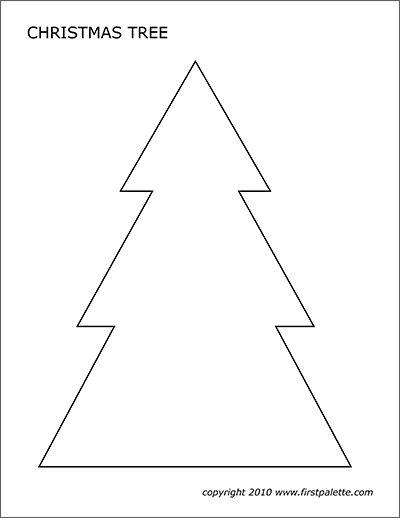 Christmas Tree Templates Free Printable, Pattern For Christmas Tree, Christmas Tree Templates, Christmas Tree Cut Out, Tree Cut Out, Christmas Tree Printable, Tree Cut, Tree Template, Christmas Tree Template