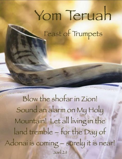 Tom Teruah, Hebrew Holidays, Biblical Feasts, Yom Teruah, Jewish Feasts, Shabbat Shalom Images, Feasts Of The Lord, Messianic Judaism, Messianic Jewish