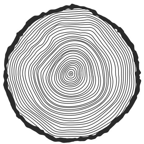 Drawing Of Tree, Ring Background, Ring Drawing, Tree Ring Art, Background Tree, Tree Cut, Tree Growth, Conceptual Drawing, Wood Logo