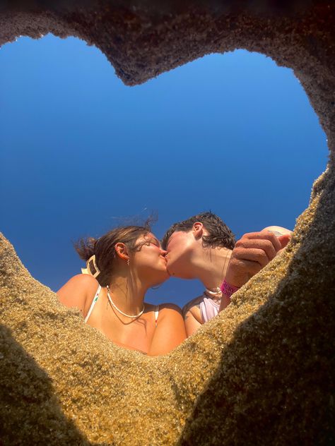 dig a hole, set a timer & ur all set ! #aesthetic #beachpicture #beach #cutepics #lgbt #couple #love #sandheart #trending Gay Lovers Pics, Mlm Couple Aesthetic Beach, Wlw Beach Aesthetic, Love Aesthetics Couple Queer, Interracial Couple Beach Aesthetic, Set Aesthetic, Hawaii Pictures, Beach Pic, Couples Pictures