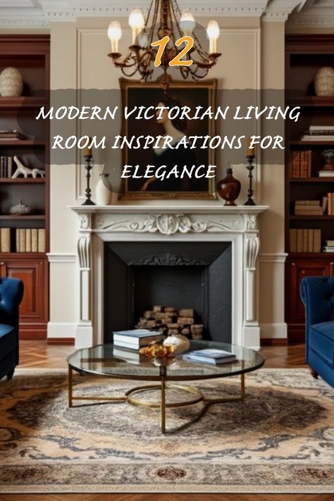 Transform your living space with these stunning modern Victorian inspirations! From plush furnishings to elegant decor, I’ve curated the perfect blend of sophistication and comfort. Imagine curling up by the beautifully designed fireplace, surrounded by rich colors and intricate details. Explore these inspirations to bring timeless elegance into your home! Modern Victorian Living Room Inspiration, Modern Victorian Fireplace, Victorian Family Room, Victorian Living Room Ideas, Modern Victorian Living Room, Modern Victorian Style, Victorian Living Room, Minimalist Living Room Design, Victorian Bedroom