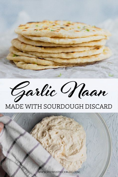 Recipes With Sourdough Starter Discard, Sourdough Discard Naan Bread, Sourdough Discard Fried Pickles, Discard Recipes Breakfast, Sourdough Discard Gnocchi, Sourdough Discard Recipes No Egg, Gf Discard Recipes, Sourdough Discard Flatbread Recipes, Sourdough Discard Naan Recipe