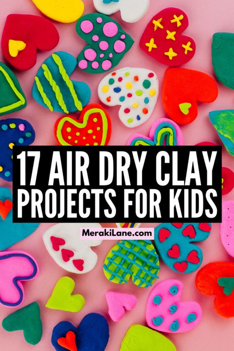 Crafts With Model Magic, Easy Air Drying Clay Ideas, Clay Craft Preschool, Preschool Clay Ideas, Preschool Model Magic Ideas, Clay Crafts For Kindergarten, Modeling Clay Activities, Air Dry Clay Projects For Preschoolers, Crayola Clay Projects