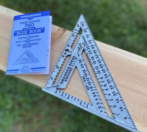 Swanson Speed Square Swanson Speed Square, Rafter Square, Firewood Racks, Speed Square, Roof Construction, Space Gift, Home Tools, Blue Books, Used Tools