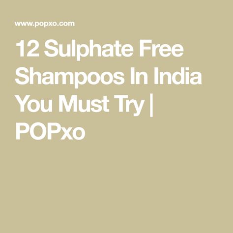 Sulphate Free Shampoo In India, Sulphate Free Shampoo, Long Healthy Hair, Cleansing Shampoo, Community Of Women, Best Shampoos, Sulfate Free Shampoo, Mild Shampoo, Sulfate Free