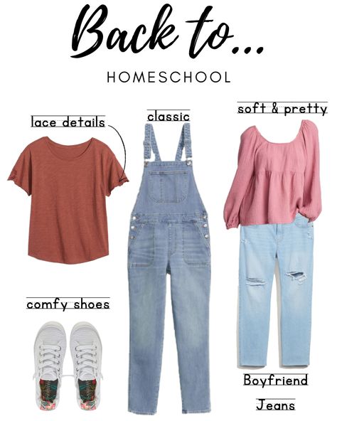 Cute and affordable outfit ideas for homeschool moms. Homeschool Outfits For Mom, Homeschool Outfits, Homeschool Mom Outfits, Cute Maxi Dress, Mom Wardrobe, Pajamas All Day, Dressy Shirts, Navy Shirt, Comfy Shoes