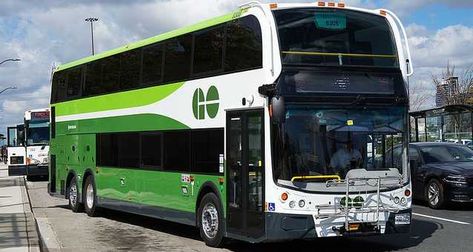 Toronto Area Commuters Can Now Text GO Transit At Anytime To Find Out How Delayed Their Bus Is University Of Toronto Scarborough, Go Transit, Thanksgiving 2024, New Flyer, Random Aesthetics, Decker Bus, Buses And Trains, Bus Terminal, Train Service