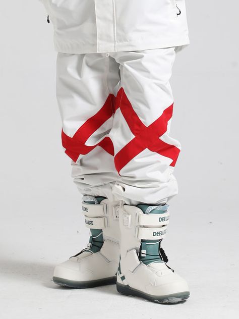 White ski jacket