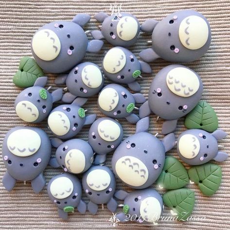 Fimo Kawaii, Clay Idea, Clay Crafts For Kids, Clay Rings, Polymer Clay Kawaii, Fimo Polymer Clay, Tanah Liat, Polymer Clay Animals, Cute Polymer Clay