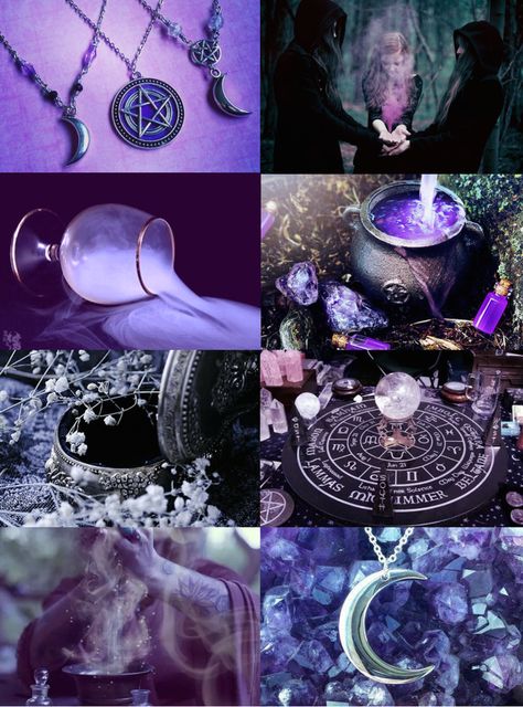 Witch Aesthetics // Purple Witch Dark Magic Aesthetic Purple, Purple Spiritual Aesthetic, White Magic Aesthetic, Light Witch Aesthetic, Witchery Aesthetic, Purple Magic Aesthetic, Dark Magic Aesthetic, Aesthetics Purple, Wiccan Aesthetic