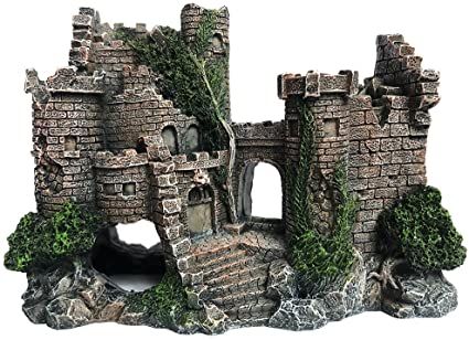 Amazon.com : SLOCME Aquarium Ornaments Resin Castle Decorations - Fish Tank Supplies Accessories,Eco-Friendly Fish Tank Castle Aquarium Ornament : Pet Supplies Fish Tank Castle, Castle Decorations, Fish Aquarium Decorations, Paint Smell, Castle Decor, Fish Tank Accessories, Betta Fish Tank, Aquarium Ornaments, Aquarium Accessories