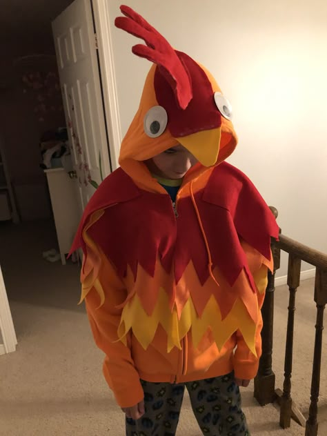 Rooster Costume Diy Kids, Diy Rooster Costume, Farm Animal Costumes, Animals Costume, Chicken Outfit, Cute Costume Ideas, Chicken Joe, Rooster Costume, Shrek Jr