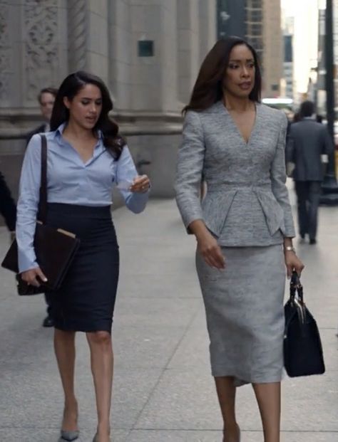 Celebrities Interview Outfits, Mckinsey Consultant Outfit, Account Executive Fashion, Jessica Suits Outfits, Suits Show Outfits, Madam Secretary Outfits, Meghan Markle Suits, Ladylike Outfits, Jessica Pearson