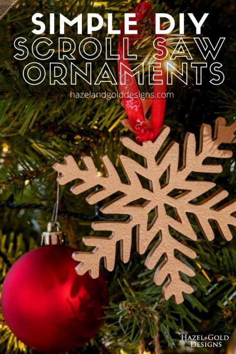 30 Christmas Decorations You Can Make - Her Tool Belt Scroll Saw Ornament Patterns, Scroll Saw Projects Christmas, Christmas Scroll Saw Projects, Scroll Saw Crafts, Scroll Saw Christmas Ornaments, Scroll Saw Christmas Projects, Christmas Scroll Saw Patterns, Fun Christmas Decor Ideas, Scroll Saw Christmas