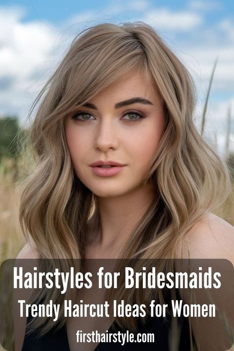 Trendy Hair Ideas for Bridesmaids Hair Ideas For Bridesmaids, Hairstyles For Bridesmaids, Diy Bridesmaid Hair, Loose Buns, Elegant Updos, Stunning Hairstyles, Bridesmaid Hairstyles, Elegant Updo, Trendy Hair