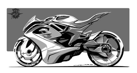 Concept Motorcycles Sketches, Tape Drawing, 3d Karakter, Bike Sketch, Motorbike Design, Futuristic Motorcycle, Concept Motorcycles, Mv Agusta, Motorcycle Art