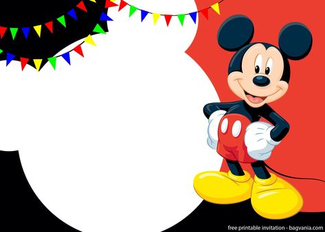 Free Printable Cute Mickey Mouse Invitation Templates Mickey Mouse Invitation Template Free, Mickey Mouse Invitation Template, Mouse Template, Mickey Mouse Template, Mickey Mouse Clubhouse Invitations, Invitation Mickey Mouse, Γενέθλια Mickey Mouse, Mickey Invitations, Mickey Mouse Birthday Invitations